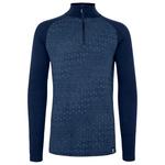 Bula Technical underwear Geo Merino Wool Halfzip Navy Overview