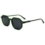 Binocle Eyewear Occhiali da sole Bogota Shiny Kaki Grey Polarized Presentazione