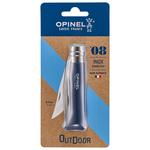 Opinel Couteaux (couverts) N°08 Baroudeur Blister Bleu Foncé Présentation