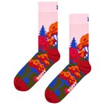 Happy Socks Crew Socks Autumn Light Pink 