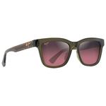 Maui Jim Gafas Hanohano Shiny Trans Green Maui Rose Minéral Superthin Presentación