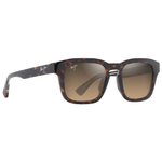 Maui Jim Occhiali da sole Maluhia Havane Foncé Brillant Jaune Transparent Hcl Bronze Minéral Superthin Presentazione