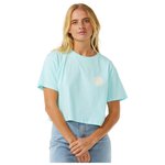 Rip Curl Tee-Shirt Wettie Icon Crop Tee Sky Blue Overview