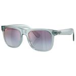 Ray Ban Gafas RB9069S Justin Kids Polished Translucide Blue Pink Gradient Blue Grey Mirror Presentación