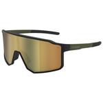 Cebe Sonnenbrille Outflow Matt Black Kaki Bronze Mirror Präsentation