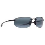 Maui Jim Occhiali da sole Hookipa Asian Fit Noir Brillant Neutral Grey MauiPure Presentazione