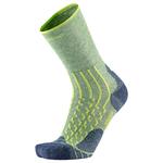 Therm-Ic Socken Outdoor Light Linen Crew Lime Navy Präsentation