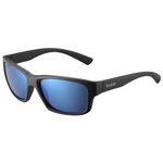 Bolle Sunglasses HOLMAN FLOATABLE MATTE BLACK H D POLARIZED OFFSHORE BLUE BLAC Overview