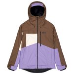 Picture Ski Jacket Seen Cocoa Brown Paisley Overview