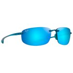 Maui Jim Zonnebrillen Hookipa Shiny Transparent Blue Blue Hawaii MauiPure Voorstelling