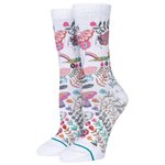 Stance Chaussettes W Crew Sock The Garden Of Growth White Présentation