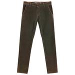 Pullin Pantaloni Dening Chino Corduroy Kaki Presentazione