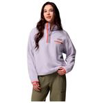 Columbia Fleece Helvetia II Cropped Half Snap Fleece Lavender Pearl Shale Purple Zing Overview