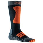 X Socks Chaussettes Ski Junior 4.0 Anthracite Melange X-Orange Présentation