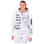 Rossignol Blouson Ski W Yety Fleecy Bomber Reverse White Présentation