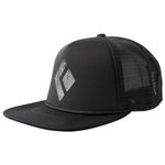 Black Diamond Gorra Flat Bill Trucker Hat Black-White Presentación