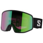 Salomon Masque de Ski Sentry Pro Black Sigma Emerald + Sigma Silver Pink Présentation