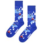 Happy Socks Crew Socks Winter Night Blue 