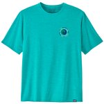 Patagonia T-Shirt M's Cap Cool Daily Graphic Unity Fitz Subtidal Blue X-Dye Präsentation