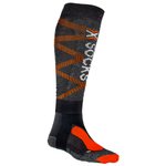 X Socks Calcetines Ski Light 4.0 Noir Orange Presentación