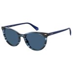 Polaroid Sunglasses Pld 4107/s Blue Havana Grey Polarized Overview