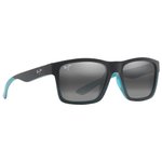 Maui Jim Sunglasses The Flats Noir Bleu Sarcelle Neutral Grey Mineral Superthin Overview