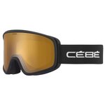 Cebe Masque de Ski Razor Evo Black Matte - Yellow Flash Mir Présentation