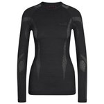 Falke Funktionsunterwäsche Wool-Tech LS Shirt Regular W Black Präsentation