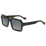 Binocle Eyewear Zonnebrillen Tyler Shiny Black Gradient Grey Polarized Voorstelling
