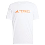 adidas Trail T-Shirt Mt Logo Tech Tee Shirt Short Sleeve White Präsentation