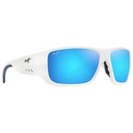 Maui Jim Zonnebrillen Keha Blanc Mat Bleu Hawaï Minéral SuperThin Voorstelling