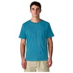 Patagonia T-shirts P-6 Logo Shore Blue Voorstelling