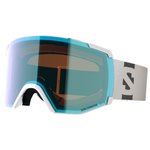 Salomon Skibrille S/View White Photo Multilayer Blue Präsentation