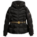 Superdry Technisch jasje Luxe Puffer Jacket Black Voorstelling