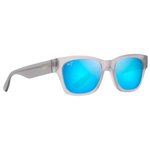 Maui Jim Sunglasses Valley Isle Gris Translucide Blue Hawaii Mineral Superthin Overview
