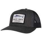 Salty Crew Cap Marlin Mount Retro Trucker Dark Heather Grey Präsentation