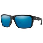 Smith Zonnebrillen Backcast Matte Black Chromapop Glass Polarized Blue Mirror Voorstelling