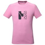 Millet Wandel T-shirt Kamet Map Short Sleeve Mauve Orchid Voorstelling