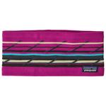 Patagonia Fascia Powder Town Headband Minded Geo Amaranth Pink Presentazione