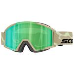 Scott Masque de Ski Shield Pro Junior Mojave Beige Green Chrome Présentation