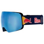 Red Bull Spect Masque de Ski Chute Matt Blue Purple Blue Mirror + Cloudy Snow Présentation
