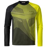 Vaude Maillot VTT Men's Moab Ls T-Shirt VI Bright Green Black Overview