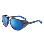 Cebe Sunglasses Summit Matt Black Blue 4000 Grey Mineral Ar Blue Flash Mirror Cat. 4 Overview
