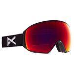 Anon Masque de Ski M4 TORIC BLACK/PRCV SUN RED Présentation