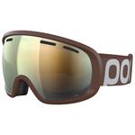 Poc Masque de Ski Fovea Bronzite Brown Clarity Universal Sunny Cool Gold Présentation