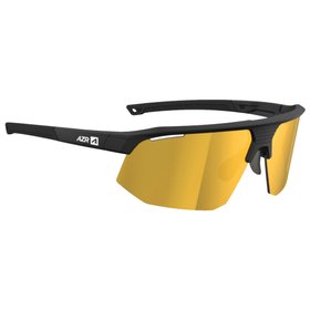 AZR Sonnenbrille Arrow Rx Noire Mate Multicouche Gold Präsentation AZR Sonnenbrille Arrow Rx Noire Mate Multicouche Gold Präsentation