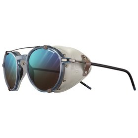 Julbo Sonnenbrille Legacy Translucide Brillant Bleu Beige Noir Reactiv 2-4 Präsentation Julbo Sonnenbrille Legacy Translucide Brillant Bleu Beige Noir Reactiv 2-4 Präsentation