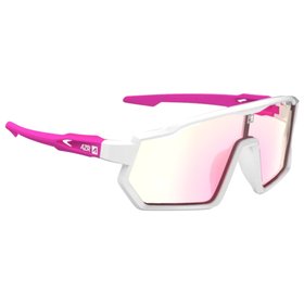 AZR Zonnebrillen Pro Race Jr Rx Blanche Rose Vernie Photochromique Irisé Rose Voorstelling AZR Zonnebrillen Pro Race Jr Rx Blanche Rose Vernie Photochromique Irisé Rose Voorstelling