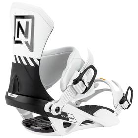 Fixation Nitro Team Pro '24 – Blanc, Taille M – Freestyle Pro, Absorption Des Chocs, Robuste !