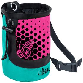 NewBEP Borsa Per Gesso Da Arrampicata Con Tasche E Moschettone - Leggera, In Nylon Impermeabile, Per Palestra, CrossFit E Boulder